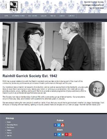 Rainhill Garrick Web Design